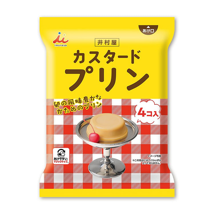 井村屋 奶油焦糖布丁 58克×4片