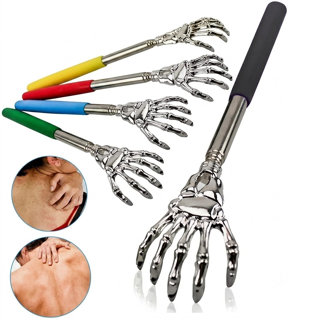 Portable Extendable Back Scratcher Stainless Steel 1 each