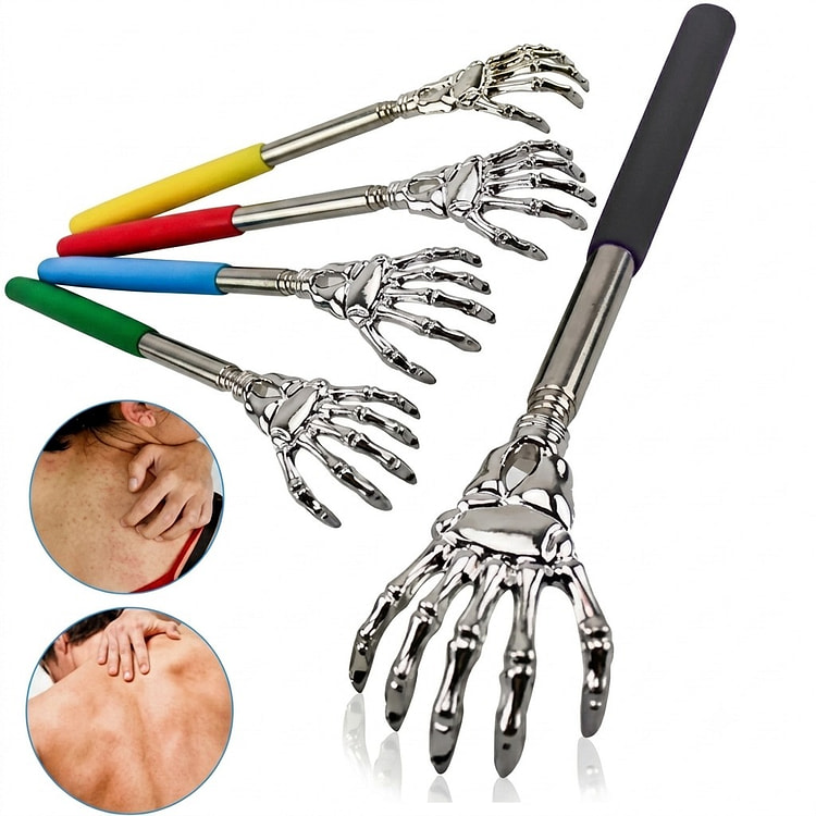 Portable Extendable Back Scratcher Stainless Steel 1 each