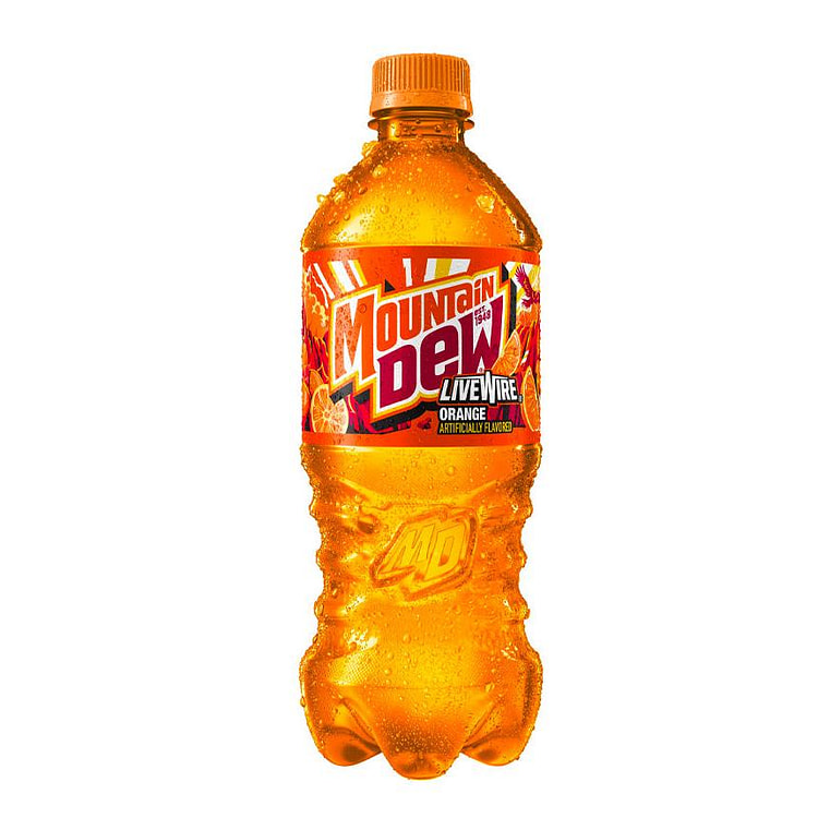 Mountain Dew Live Wire 20oz bottle 1 each