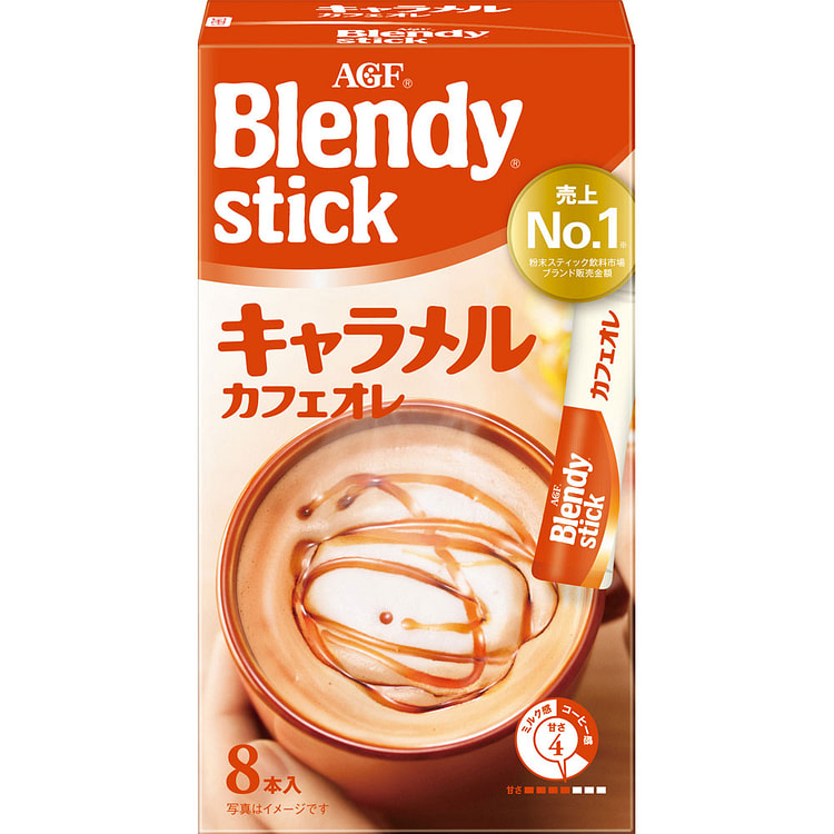 AGF Blendy 焦糖咖啡欧蕾速溶冲饮棒