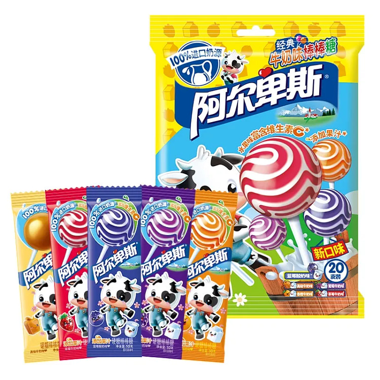 阿尔卑斯棒棒糖200g*1袋混合口味 200 克