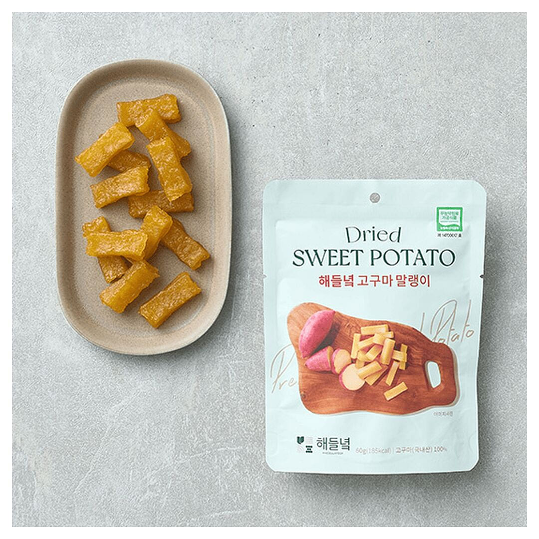 Haedeulnyeok Dried Sweet Potato Chews. 60 g