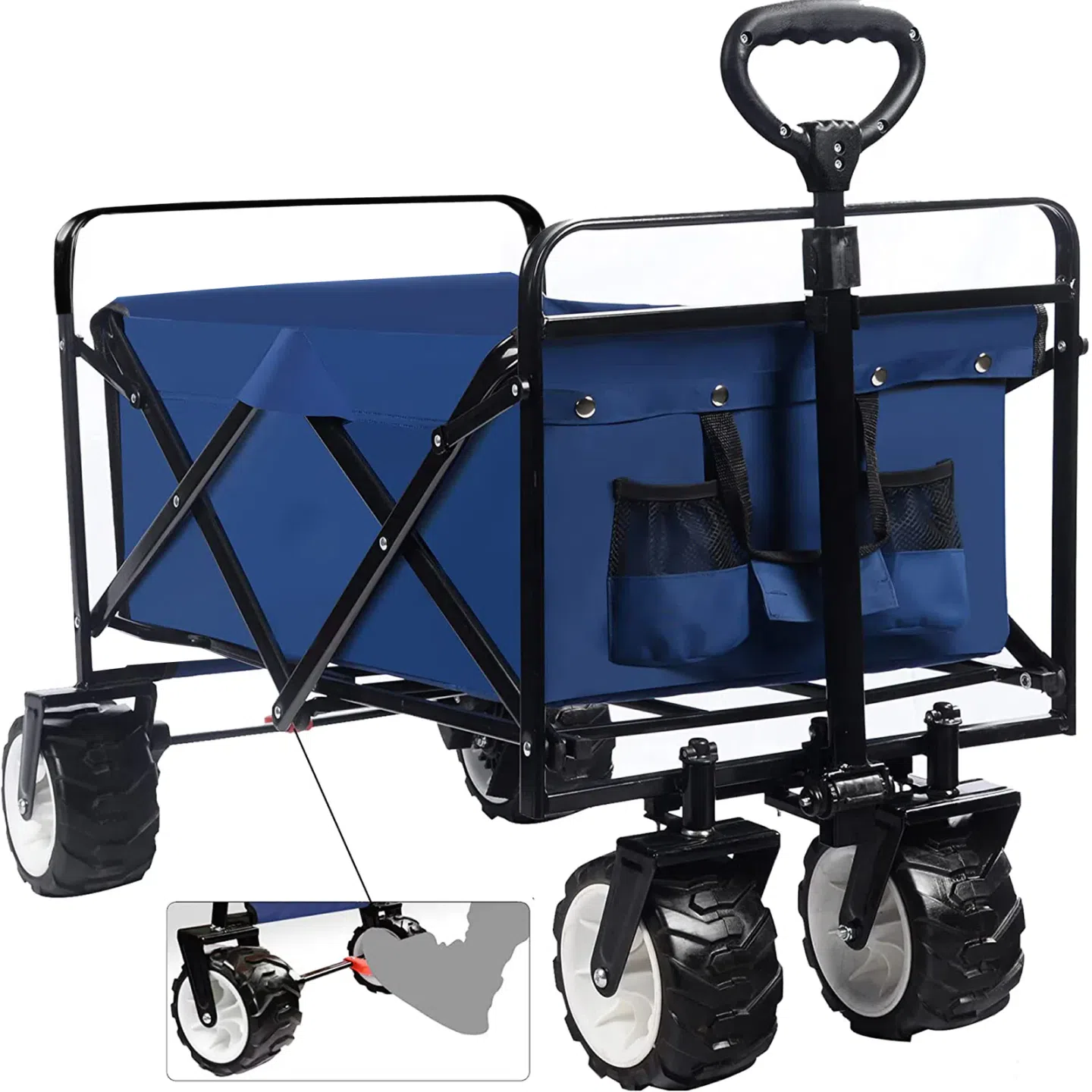 Collapsible Heavy Duty Beach Wagon Cart Outdoor 1 count