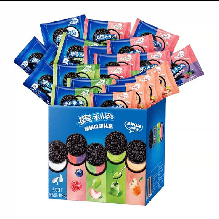 Oreo Sandwich Cookies Multicolored Gift Box 388g 388 g