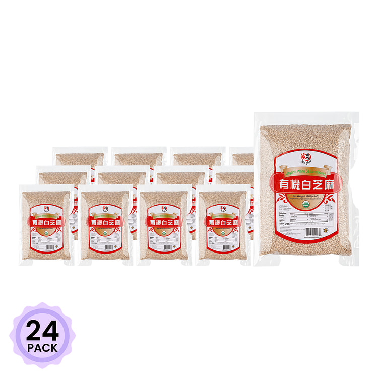 家乡味 有机白芝麻 16 盎司*24 包
