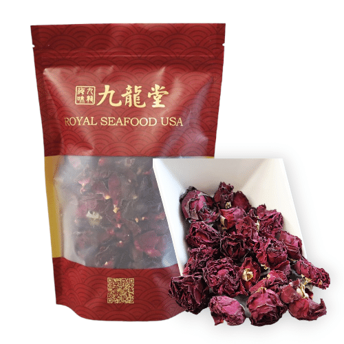 RoyalSeafoodUSA Yunnan Rose Tea Dried Flowers 2 oz