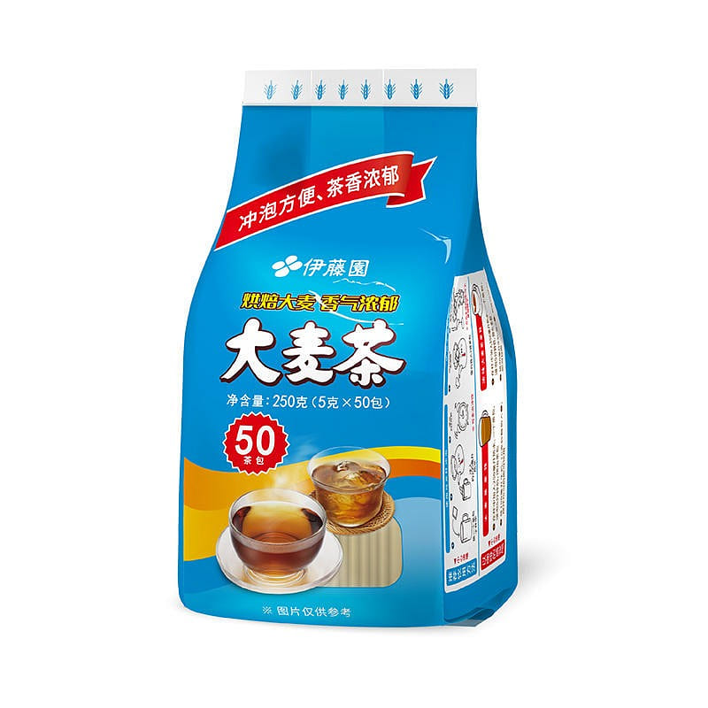 [50 packs] ito en barley tea bag thick wheat fragrant baking process teabag 250 g