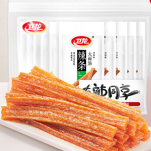 Weilong Spicy strips Big Gluten dried tofu Snack