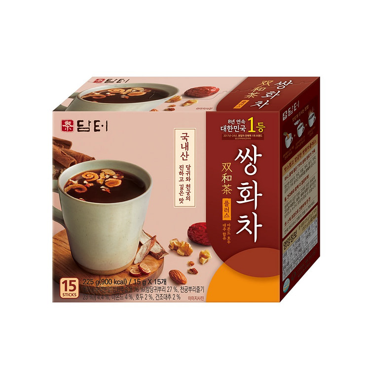 Damtuh 韩国传统草药双花粉茶 15 件