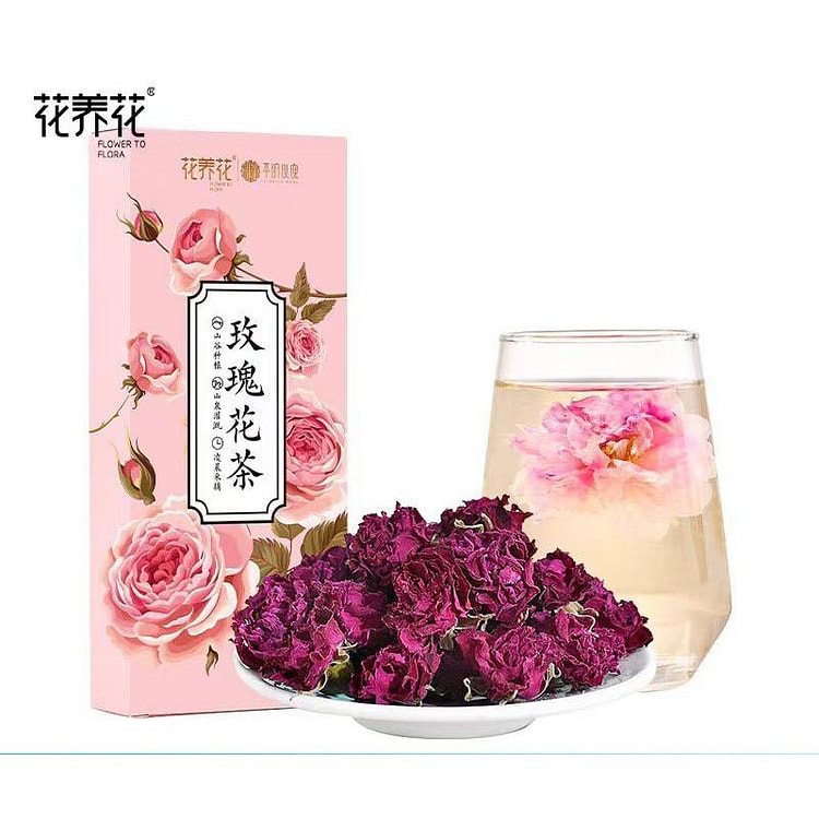 花养花 平阴玫瑰花茶 重瓣玫瑰花茶 12g*1盒