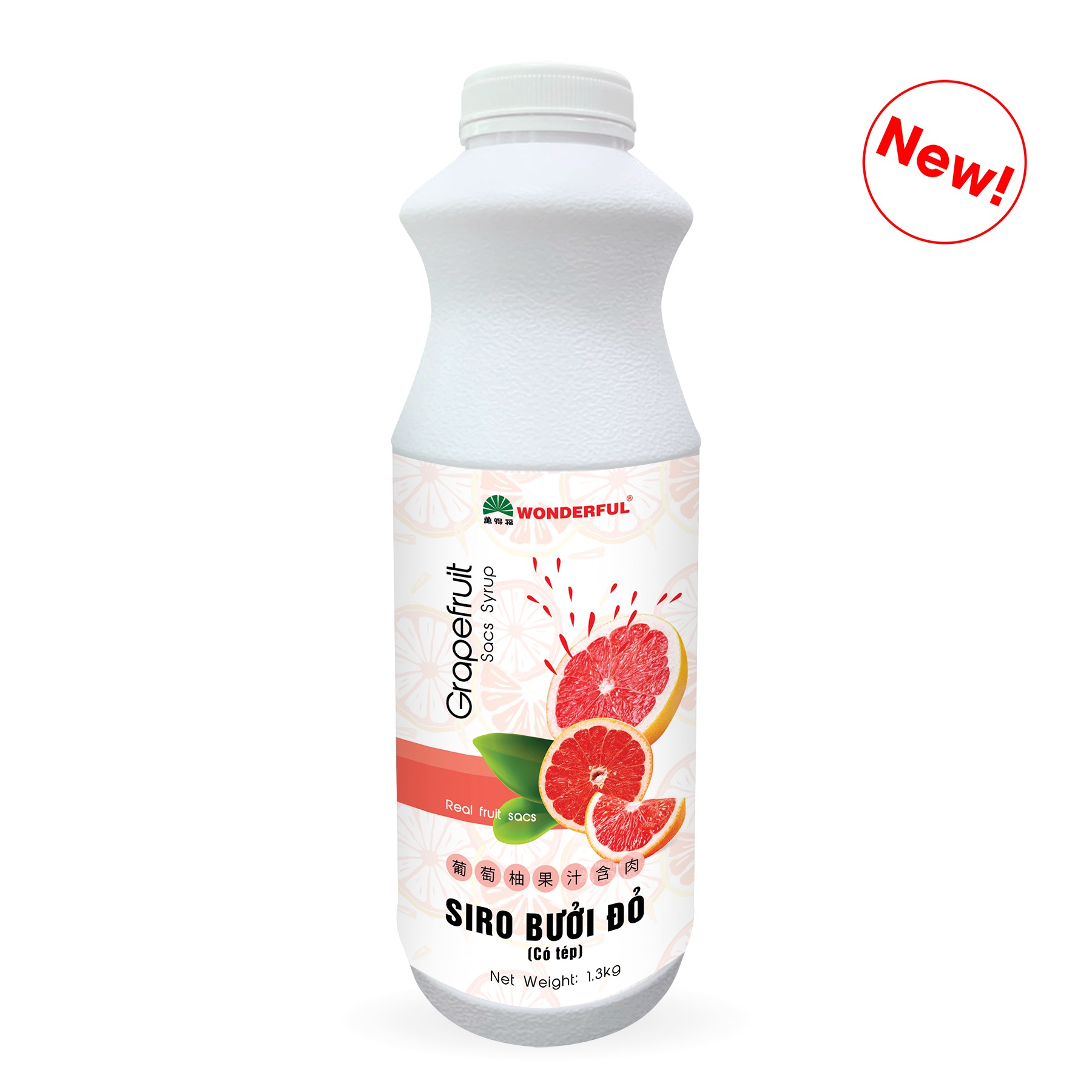 Premium Syrup Grapefruit with Fruit Sacs 2.86 lb