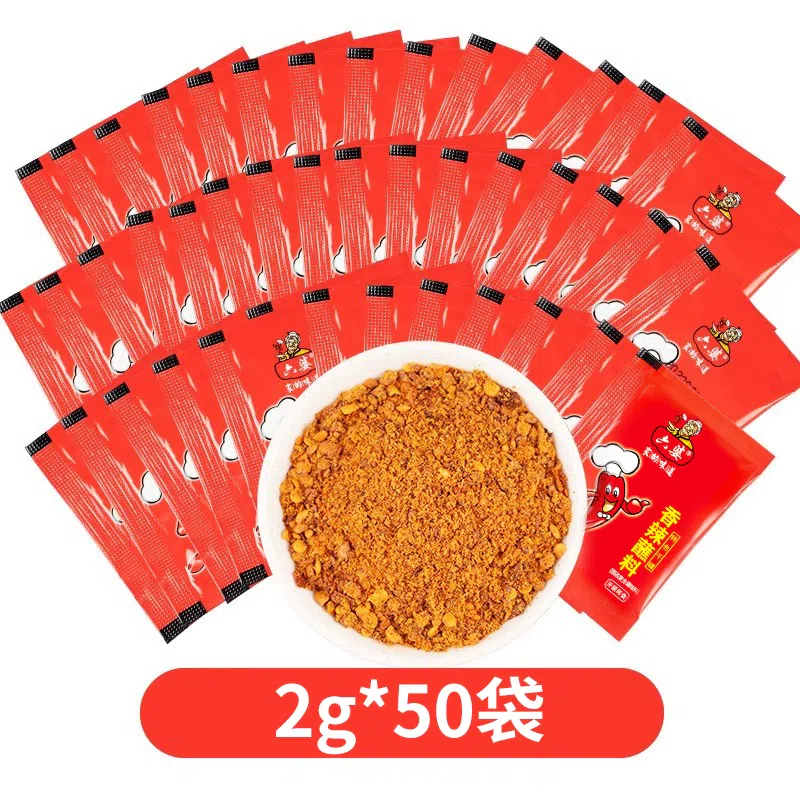Liupo spicy dipping sauce 2g*50 packs 100 g