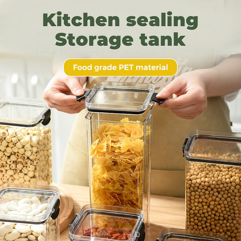Home Use Grain Bucket with Separation, Insect-Proof Sealed Container-1300ML 1 count