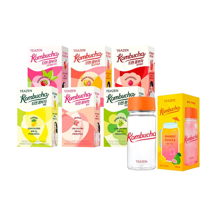 韩国 Teazen康普茶大礼包 (6盒茶+杯子） 6 份