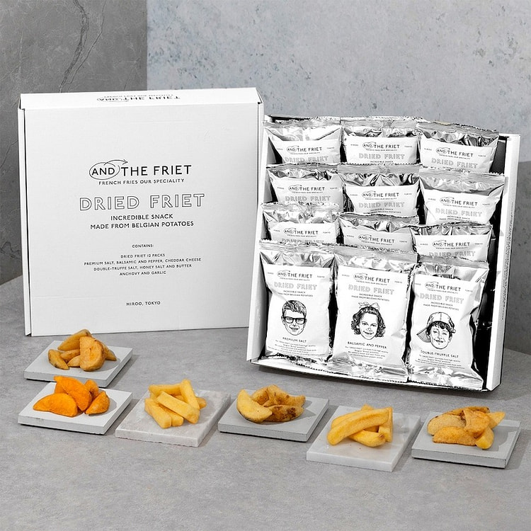 ANDTHEFRIET French Fries Gift Box 12Pack 1 box