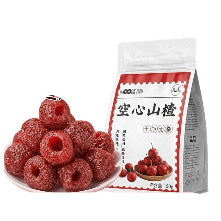 庄民 空心山楂球去核即食 开胃解腻90g*1袋 90 克