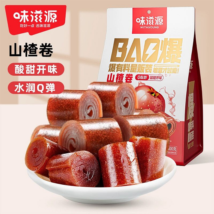 味滋源山楂卷山楂条袋装