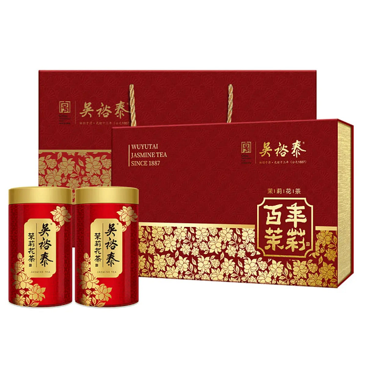 Wu Yutai Tea Jasmine Tea Centennial Jasmine Strong Aroma Tea Time honored B