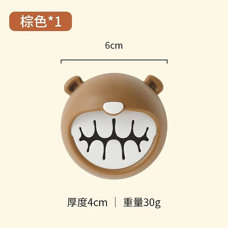 Towel plug creative towel rack, brown *1 30 g