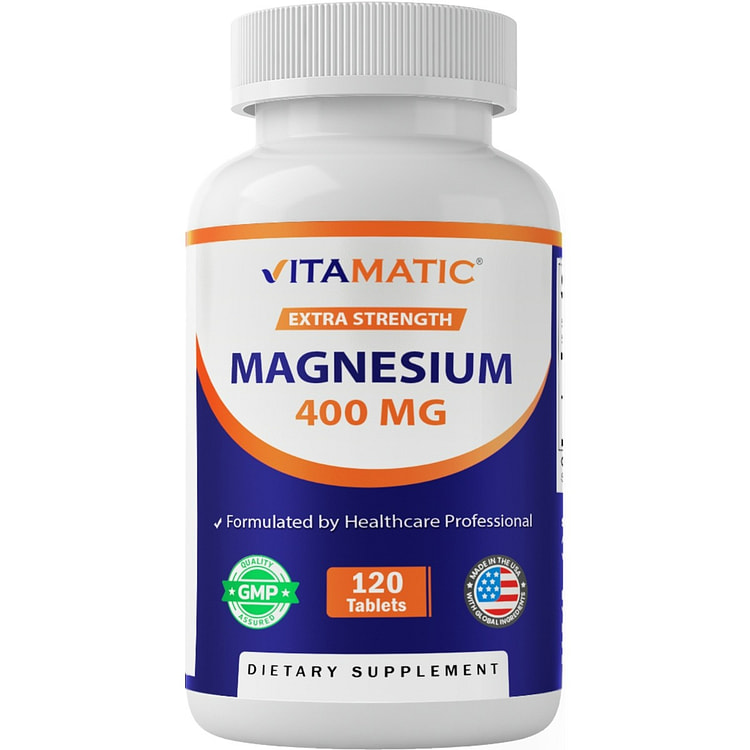 Vitamatic Magnesium Oxide 400 mg, 120Tablets