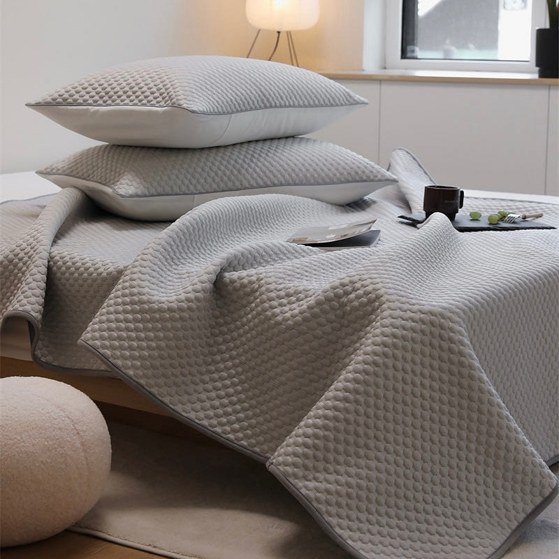 Cool Mat Set 3Pcs Set(2 pillowcases) Gray-King 2000 グラム