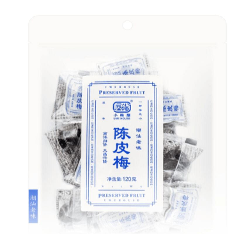 Xiaomeiwu-Dried Plum with Aged Tangerine Peel 120 g