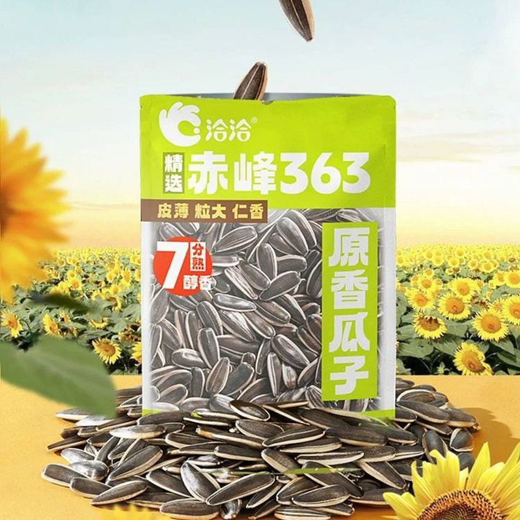 洽洽瓜子赤峰363原味原香208g*1袋七分熟 208 克
