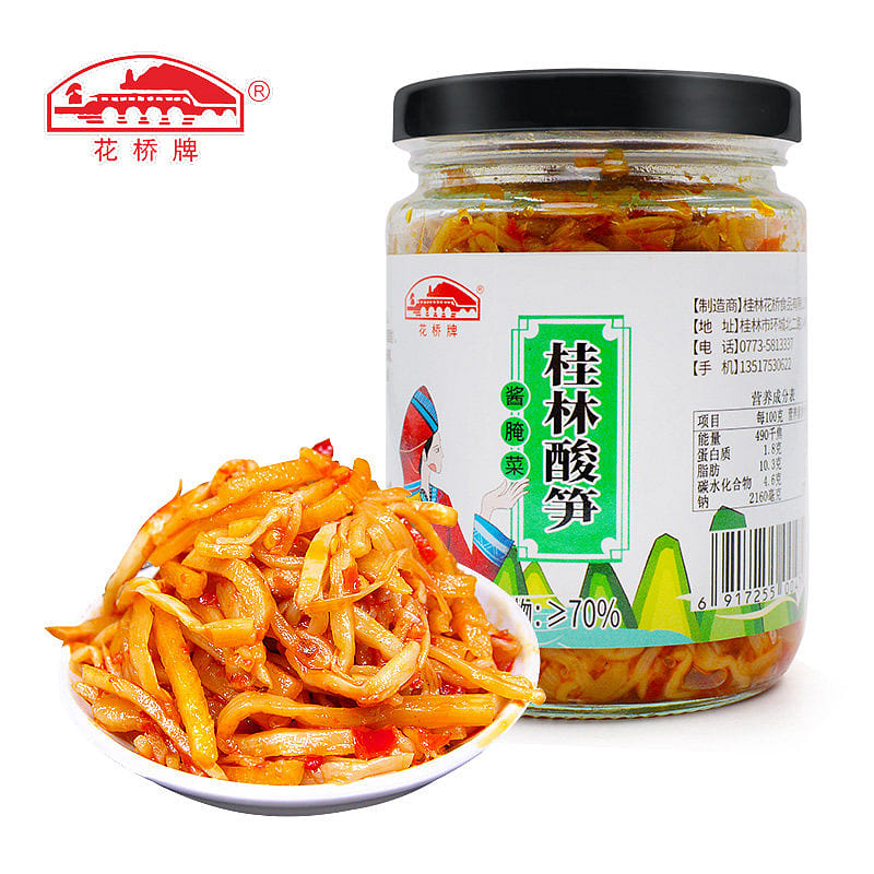 Huachao Carded Pickles 220g * 1 bottle 220 g