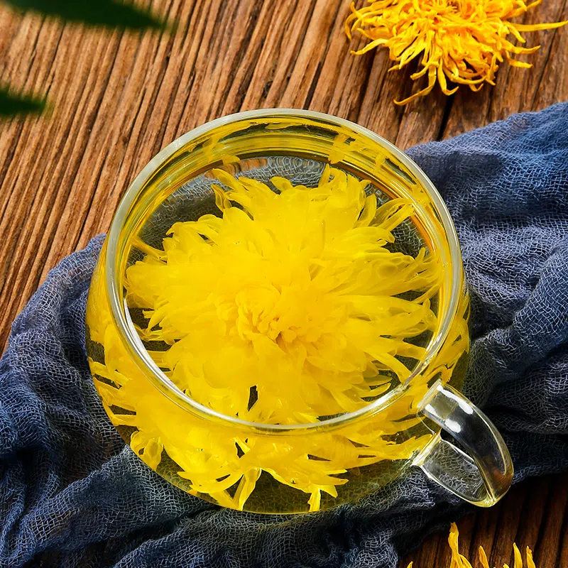 Chrysanthemum tea, golden silk chrysanthemum, one cup, yellow chrysanthemum canned morning tea, 1 can, 20g, about 40 flowers 20 g