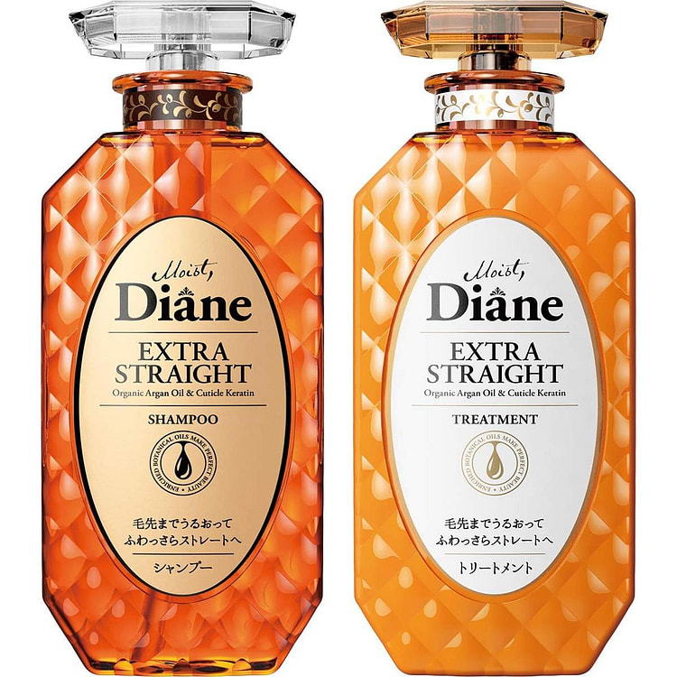 Diane Perfect Beauty Extra Straight Set Shampoo & Treatment Floral & Berry 