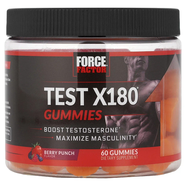 Test X180 Gummies, Berry Punch, 60 Gummies 1 pack