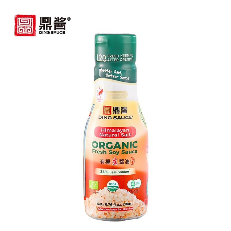 鼎酱有机酱油无添加减盐生抽酱油喜马拉雅天然盐酿造