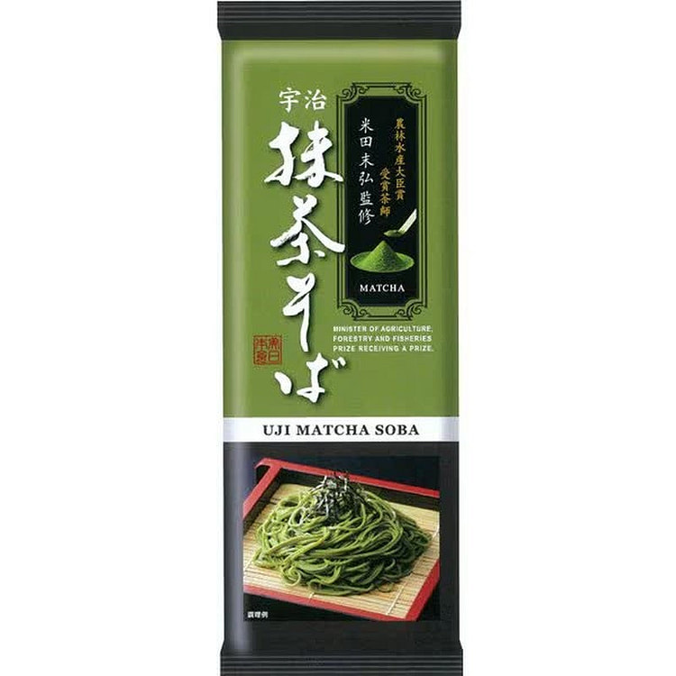 Kanesu 生面抹茶荞麦面 200g [荞麦面] 1 份