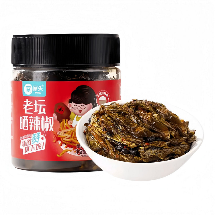 屋头 老坛晒辣椒  200g*1瓶 200 克