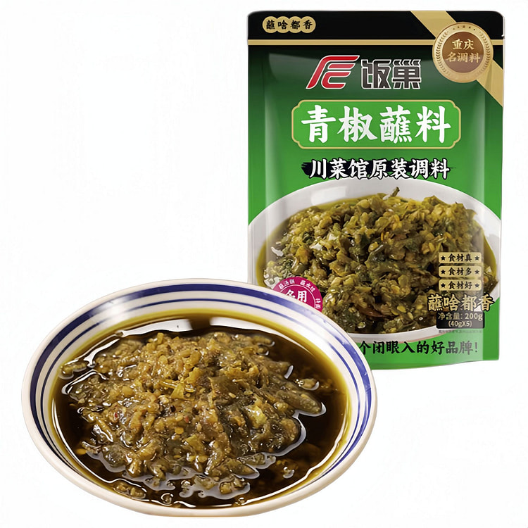 饭巢 青椒蘸料 40g*5袋 200 克
