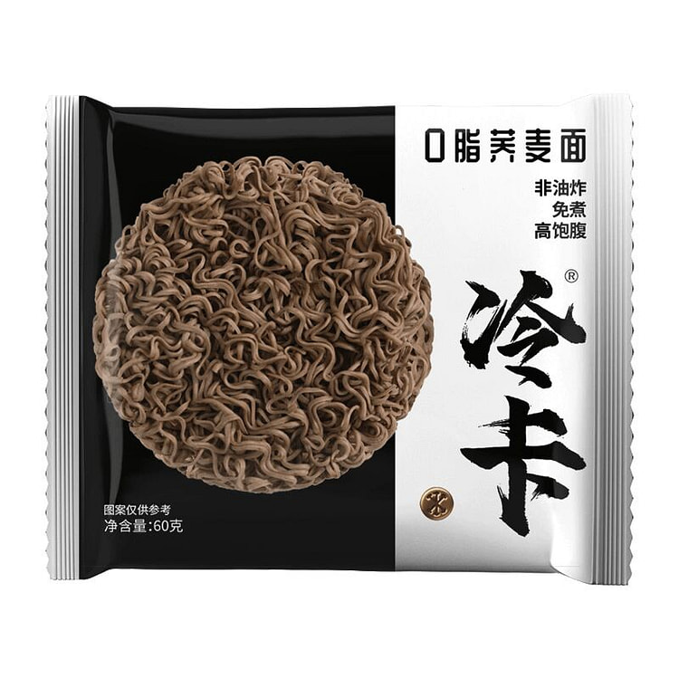 冷卡荞麦方便面 全麦粗粮泡面60g*1袋