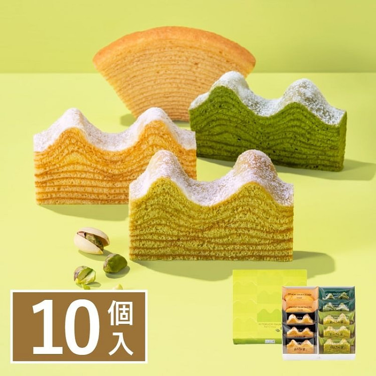 日本名菓 年轮家 夏季限定  组合装 10个装