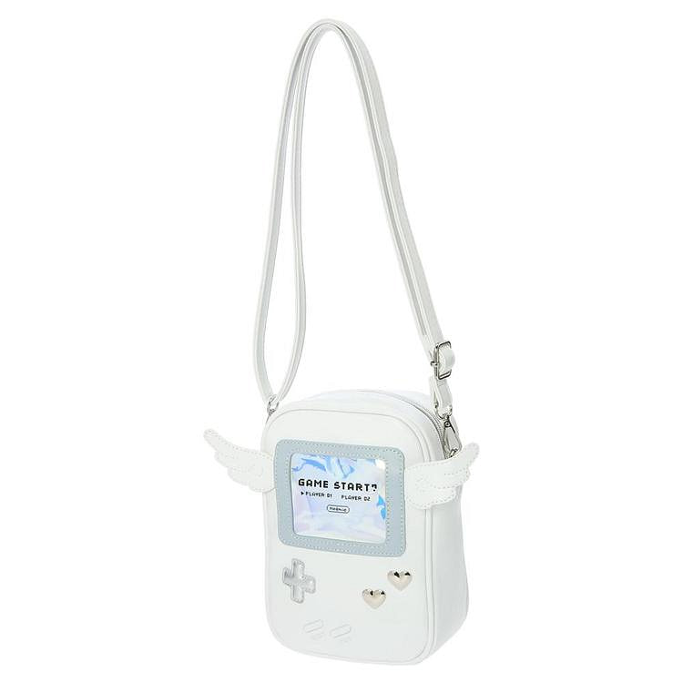 NOEMIE Feather Shoulder Bag White F