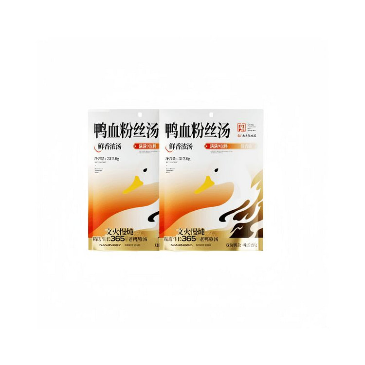 冠生园原汤鸭血粉丝汤 312.6g*2 袋 312.6 克