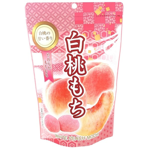 Seki White Peach Mochi 130g 1 pack