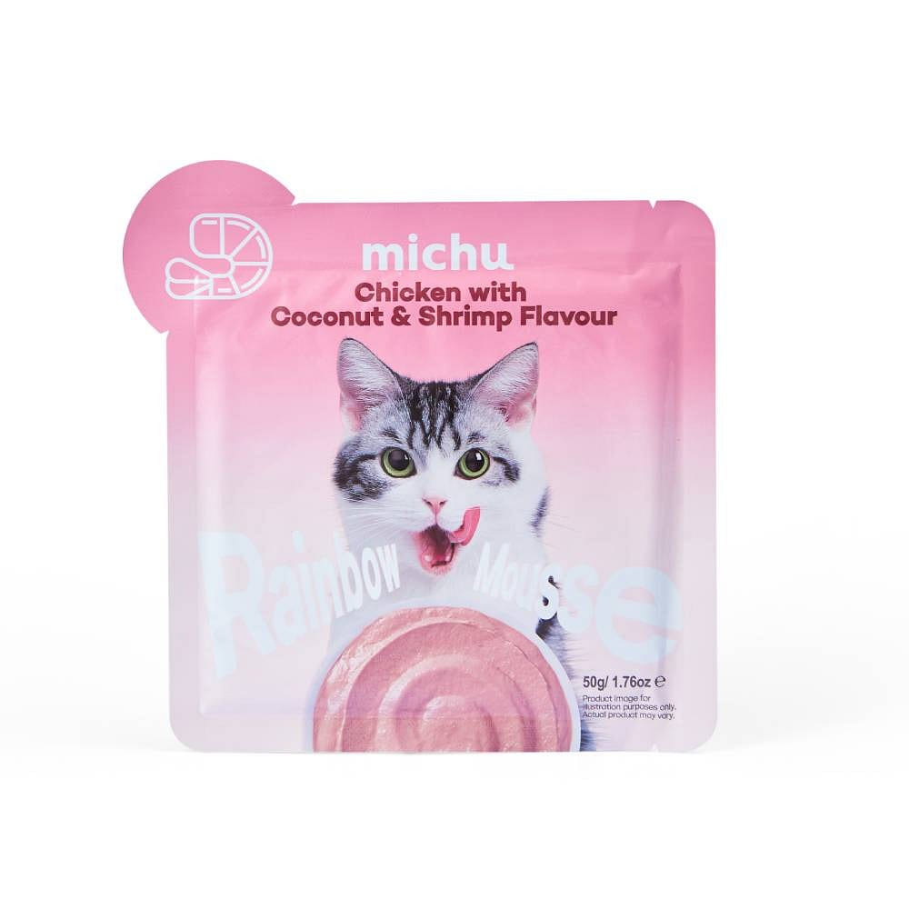 Michu Rainbow Mousse - Chicken with Coconut & Shrimp 1.3 lb