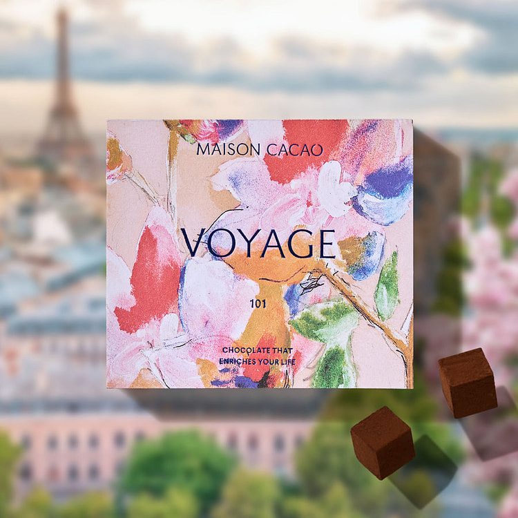 情人节白桃荔枝可可生巧克力 16块 1 盒