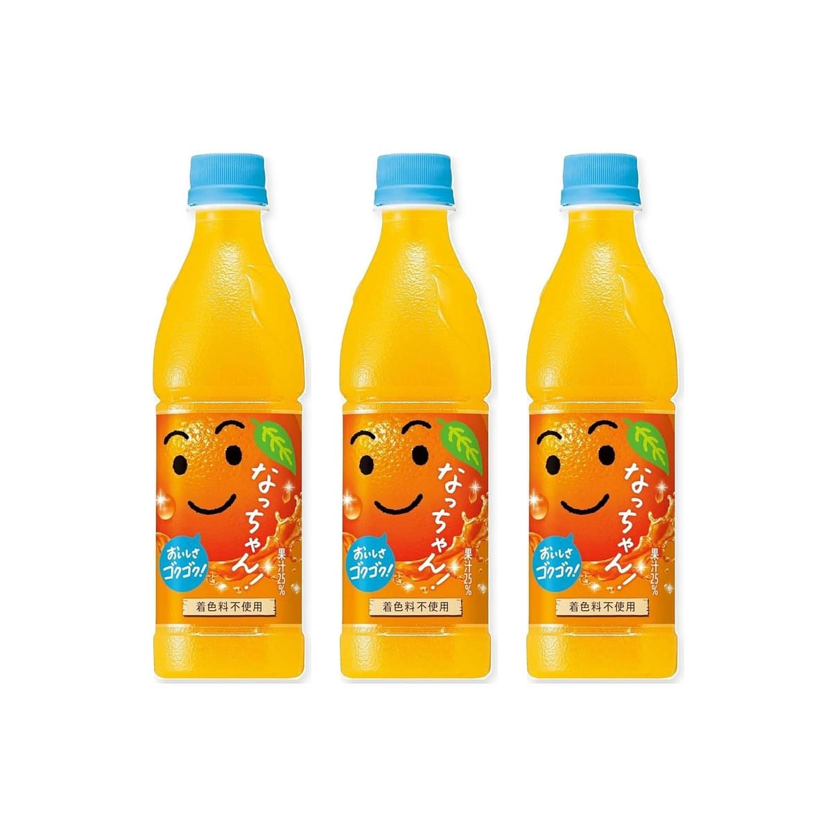 Suntory Nacchan Orange Juice 3 bottles 1275 ml