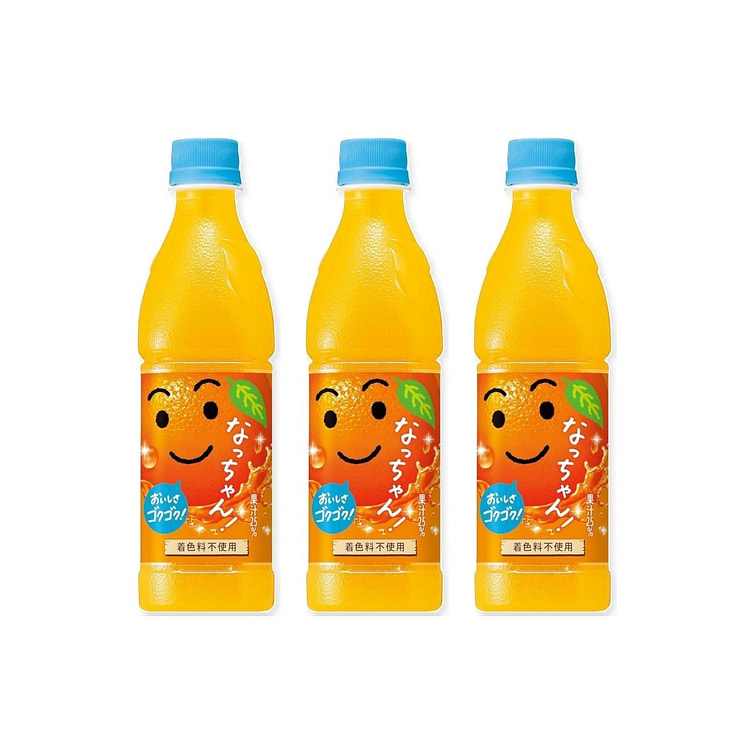 Suntory Nacchan Orange Juice 3 bottles 1275 ml