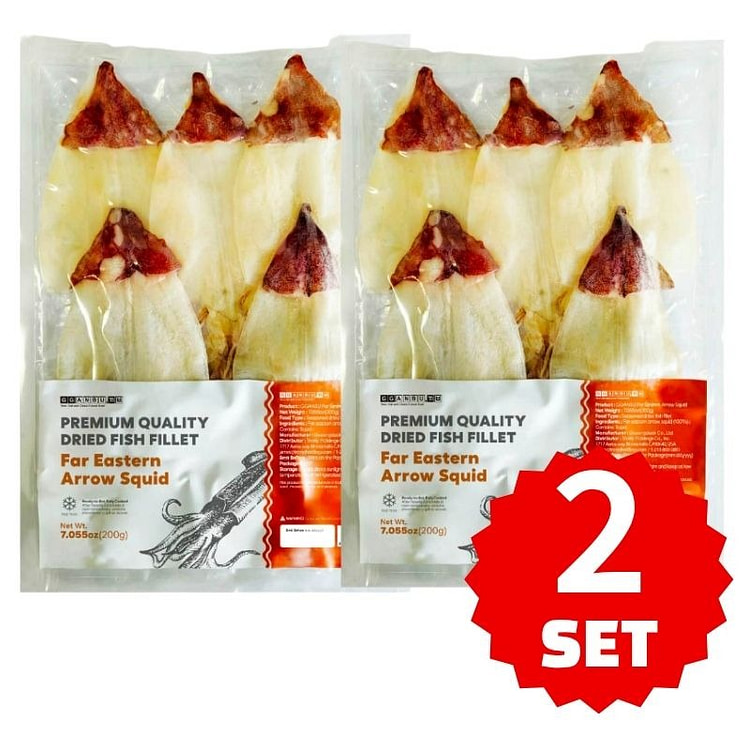 优质远东箭鱿干（2包） 200 克*2 包