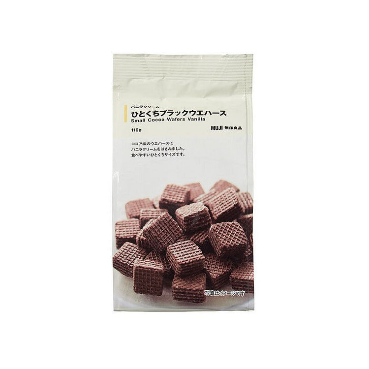 MUJI Vanilla Cream Cocoa Wafers 110g