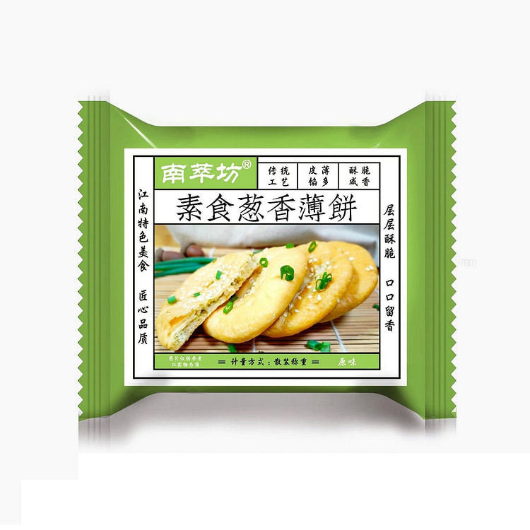 南萃坊素食葱香饼干外香里脆30g*10