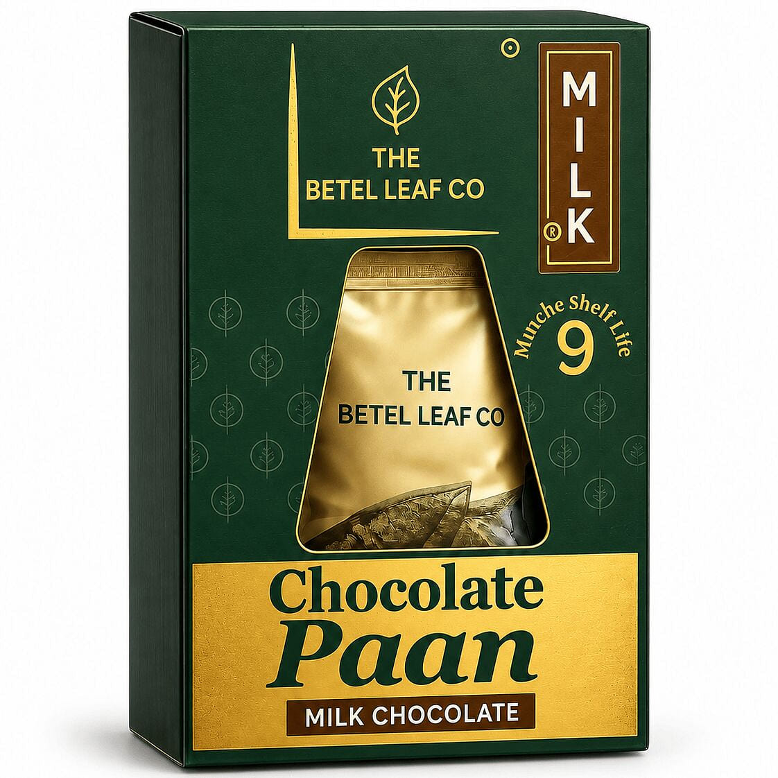 The Betel Leaf Co. Paan Chocolate Triangle-MILK 4.98 pack