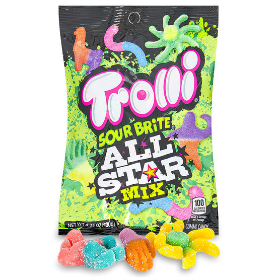 Trolli Sour Brite All Star Mix 120 그램